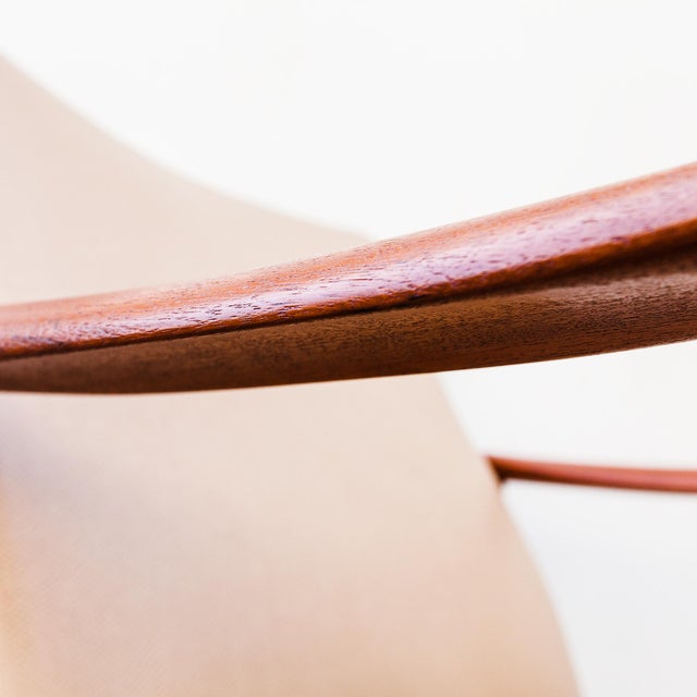 Restored Finn Juhl Fd 138 Danish Modern Teak Lounge Chair by France & Son, 1960s For Sale - Image 14 of 17