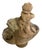 2000 - 2009 Vintage Classical Cast Stone Cherub on Dolphin Garden Fountain For Sale - Image 5 of 12