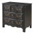 Tara Shaw for Century Furniture Louisxiv Nightstand-French Ebonized Noir For Sale