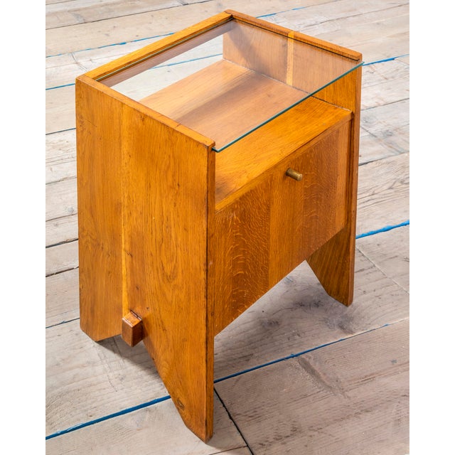 Bedside Tables with Wooden Frame from Isa Bergamo, 1950s, Set of 2 For Sale - Image 6 of 7
