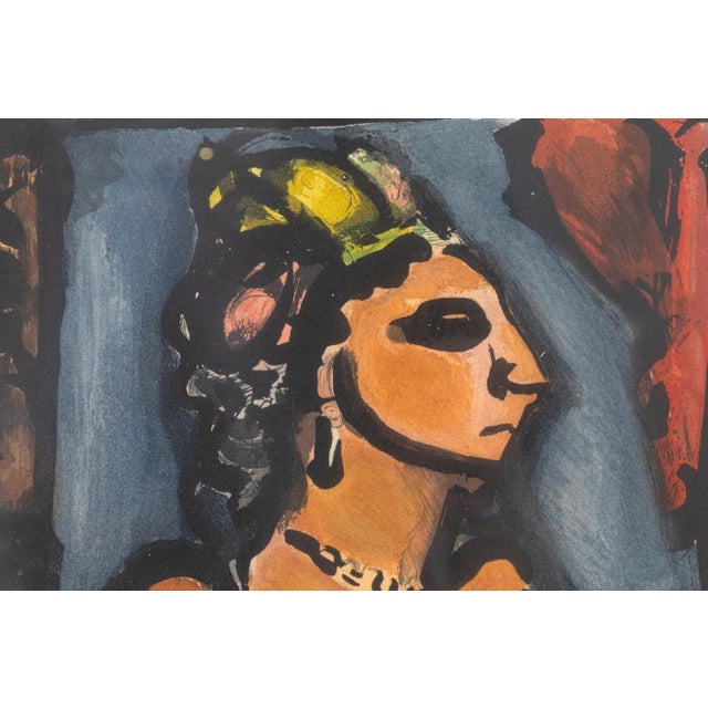 Georges Rouault Madame Louison 1935 Etching Color Aquatint Signed in Plate For Sale In Detroit - Image 6 of 6