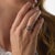 This charming Victorian cluster ring centers on a softly glowing rose cut diamond weighing approximately 0.50 carat,...
