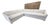Rh Belgian Classic Slope Arm Bench-Cushion L-Sectional | Down | Perennials® Performance Textured Two-Tone Linen – Natural For Sale