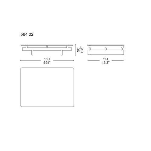 Cassina Asian-Inspired Sengu Dining Coffee Table by Patricia Urquiola for Cassina For Sale - Image 4 of 18
