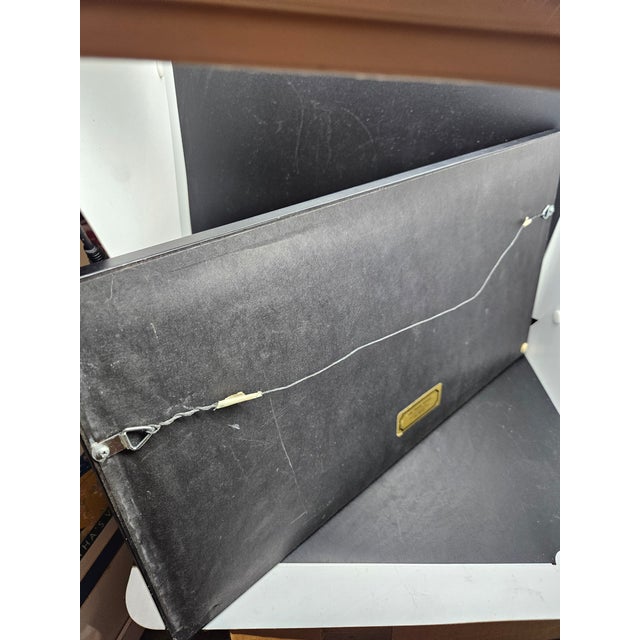 Hand Painted & Signed Vendemmia Casa Del Vetti-Pompei Framed and Matted Picture For Sale - Image 4 of 4