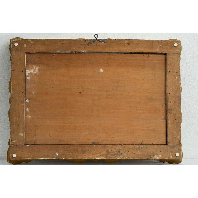 Wood Neapolitan Artist, The Temples of Paestum and a View of the Sorrentine Peninsula, 19th Century, Gouaches, Set of 2 For Sale - Image 7 of 8