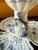 Blue Vintage Maitland-Smith Blue and White Porcelain Pickle Stand Sweetmeat Dish – Bonnin & Morris Style – Seashell Coral Motif For Sale - Image 8 of 10