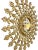 Mid-Century Modern Large Mid-Century Peruvian Giltwood Sunburst Mirror With Intricate Carved Detail For Sale - Image 3 of 18
