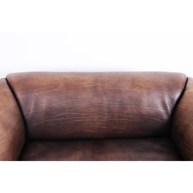 DS47 2-Seater Sofa in Leather from de Sede, 1970s For Sale - Image 11 of 18
