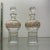 Pair of Vintage French Crystal St. Louis scent bottles with gilt decoration. The bottles are suitable for a bar decanter...