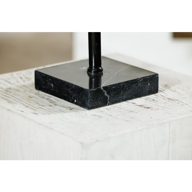 Late 20th Century Classical Greek Style Bronze Bust of a Young Man on Marble Base For Sale - Image 13 of 18