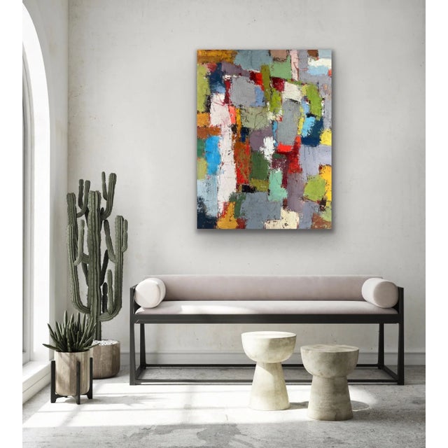 2020s Contemporary Abstract Original Oil Painting For Sale - Image 5 of 12