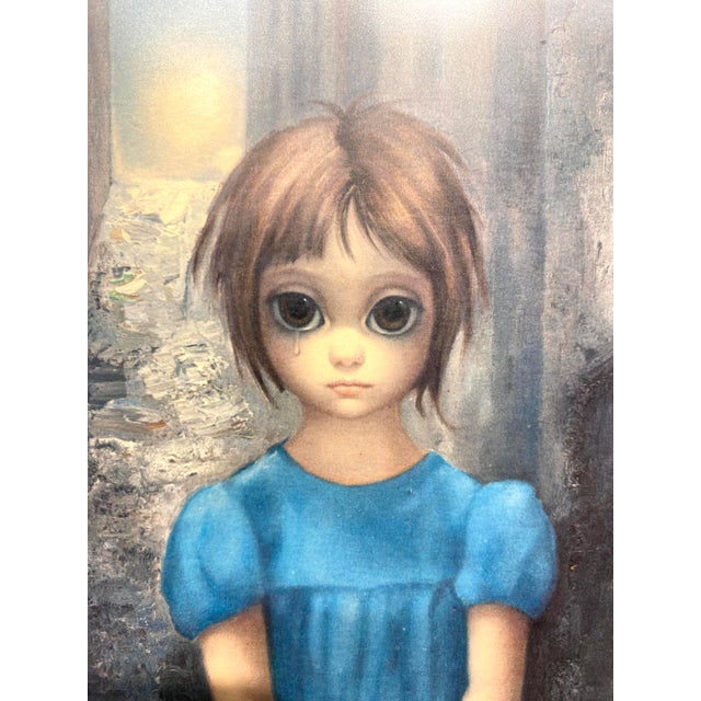 1960s Margaret Keane 1962 Big Eyes "The First Grail" Print, Framed For Sale - Image 5 of 8