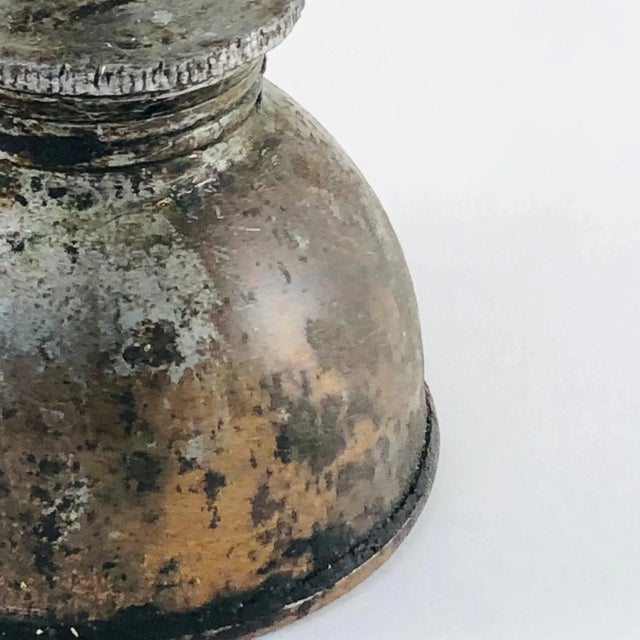 Industrial 1930s Copper Oil Can For Sale - Image 3 of 9