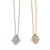 Contemporary Dainty Diamond Hamsa Pendant Gold Chain Necklace For Sale - Image 3 of 8