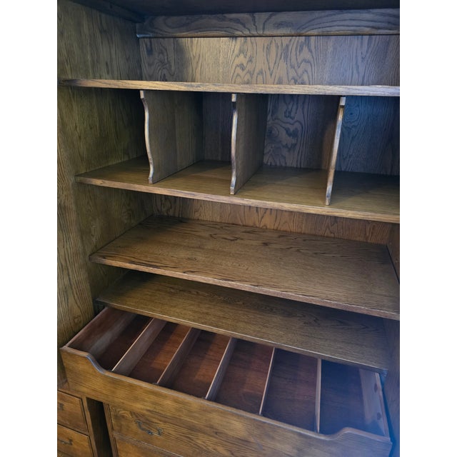 1970s 1970s Henredon Artefacts Campaign-Style Mid-Century Gentleman's Armoire For Sale - Image 5 of 8