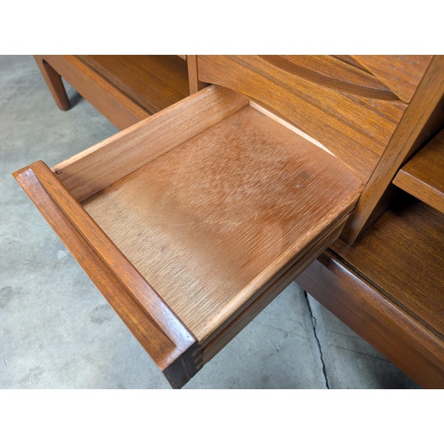 1950s Mid Century Danish Modern Teak Sideboard by Johannes Andersen for Uldum, Attributed For Sale - Image 14 of 14