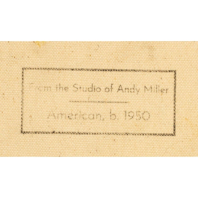 Andy Miller Abstract Composition Oil on Canvas For Sale In New York - Image 6 of 6