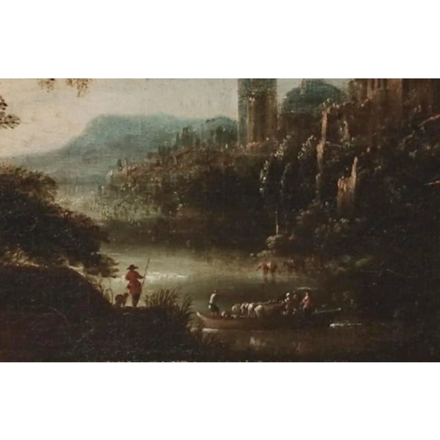 Baroque Landscape Painting, 17th Century For Sale - Image 3 of 4