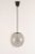 Petite clear glass ball (hand-made) pendant, manufactured by limburg, germany between 1970 and 1979. Sockets: 1 x e27...