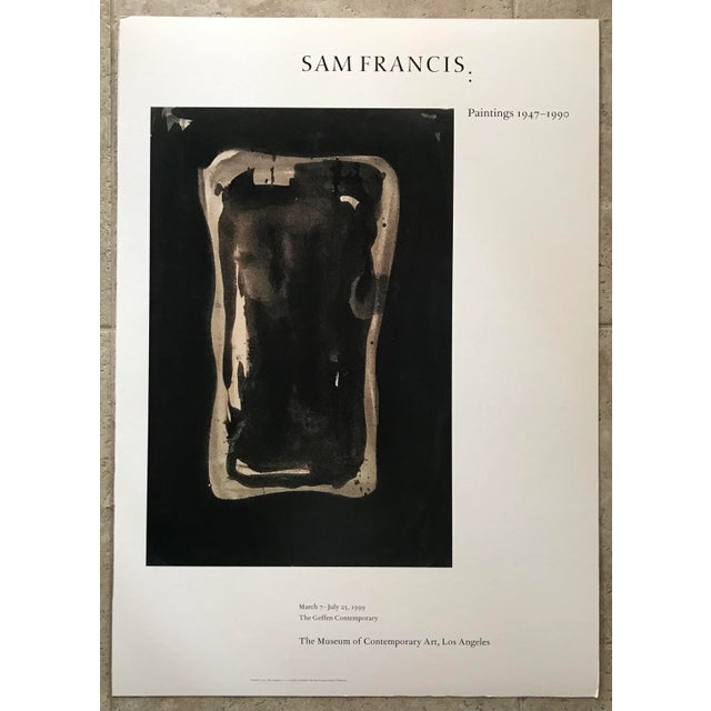 Artist - Sam Francis Title - MOCA LA Exhibition Poster 1999 Signed - Unsigned Year - 1999 Medium - Offset Lithographic...