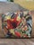 Brown Handmade Mocha Velvet Tropical Cushion Cover For Sale - Image 8 of 15