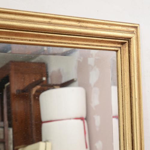 Wood Mid-Century Gilt Wood Mirror For Sale - Image 7 of 9