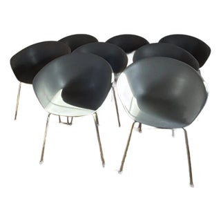 Arper Duna Chairs in Grey For Sale