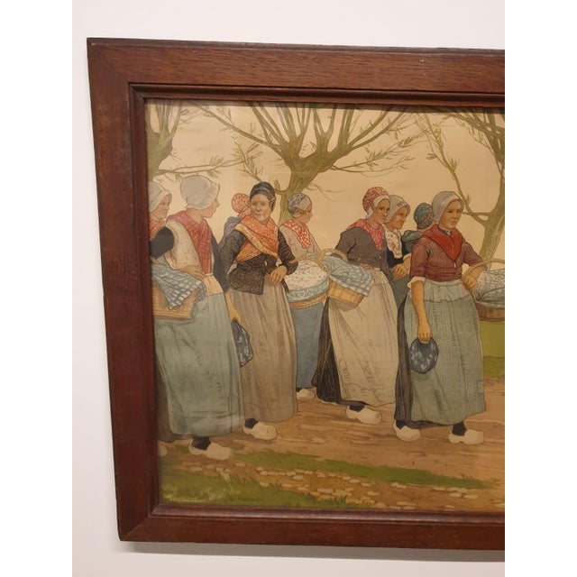 Henri Cassiers, Large Art Nouveau Scene, 1890s-1910s, Lithograph For Sale - Image 3 of 10