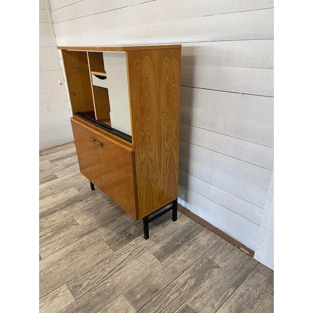 Vintage Model U-560 Closet with Sliding Doors and Drawers by Jiroutek, 1975 For Sale - Image 3 of 8