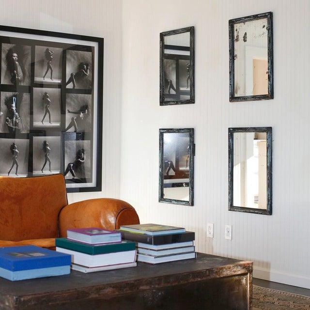 Vintage Mirrors, Belgium Century 19th Century For Sale - Image 4 of 4