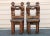 Antique African Folk Art Ashanti Sculpted Wood Art Chairs / Stools For Sale - Image 11 of 11