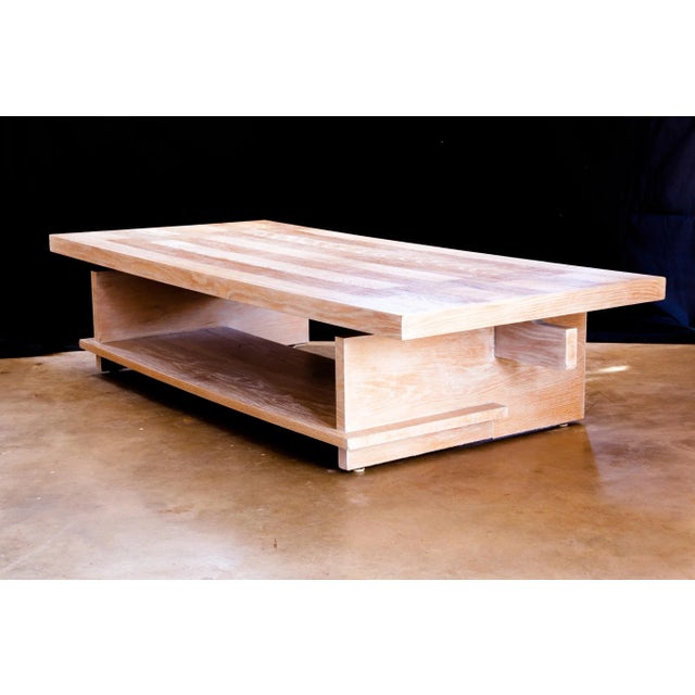 Lane Altavista Coastal Constructivist Cerused White Oak Walnut