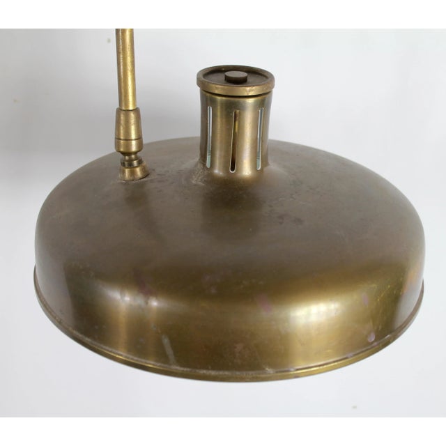 Selling this is State fresh Italian brass desk lamp very well-made very heavy Rio stat switch which is just a light in...
