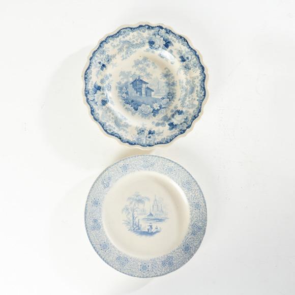 Early 20th Century Blue and White Transferware - 21pcs For Sale - Image 17 of 18