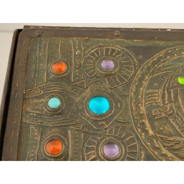 Metal Alfred Daguet Jeweled Box For Sale - Image 7 of 13