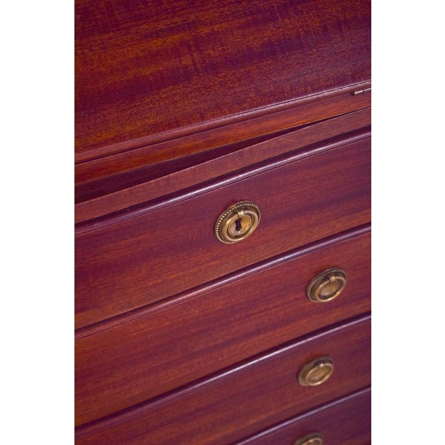 Antique Paper Chest of Drawers in Mahogany, 1890s For Sale - Image 12 of 13