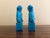 Mid-Century Chinoiserie Turquoise Glazed Porcelain Foo Dogs, Pair For Sale - Image 9 of 11