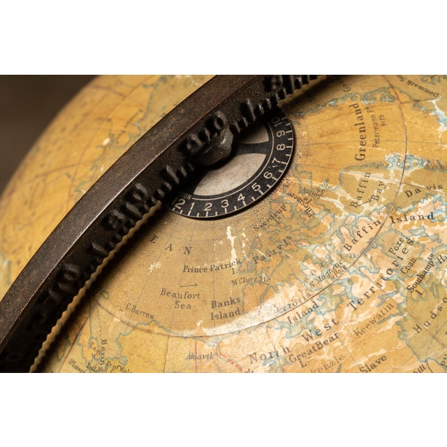 Vintage 12" Replogle Floor Globe For Sale - Image 4 of 6