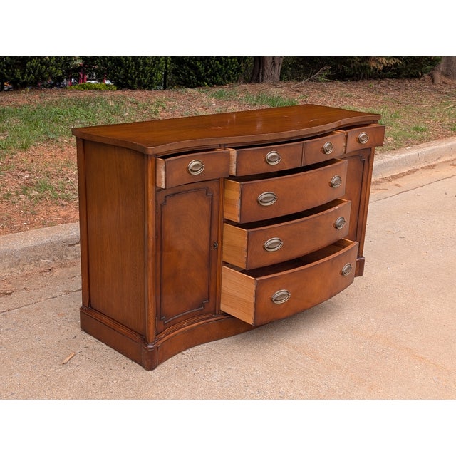 Drexel Mahogany Buffet - 1980s Traditional Sideboard and Credenza For Sale In Washington DC - Image 6 of 10