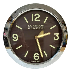 Panerai Luminor Dealer Fixture Wall Clock, Swiss Made Promotional Display- Works