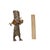Textile Early 20th Century Makishi Painted African Doll For Sale - Image 7 of 8