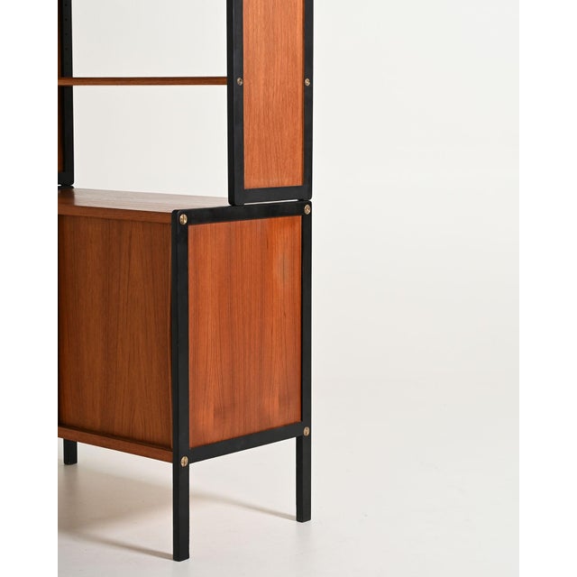 Brown Variett Bookcase by Bertil Fridhagen for Bodafors, 1960s For Sale - Image 8 of 14