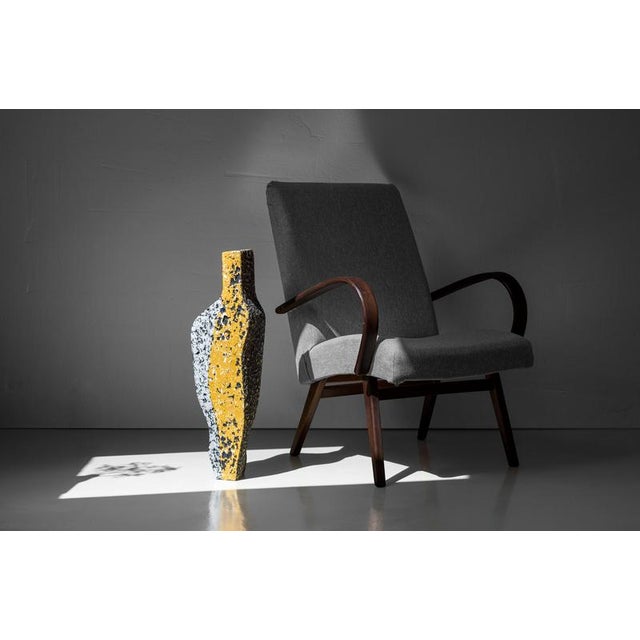 Fragment Ochre II Sculptural Vase by Donatas Zukauskas For Sale - Image 4 of 8
