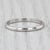 Wheat Etched Wedding Band 18k White Gold Size 8.5 Stackable Ring, Size 8.5 For Sale In Greensboro - Image 6 of 8