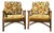Pair of Vintage Rattan Bamboo Armchairs by Crown Casual Furniture Corp. For Sale