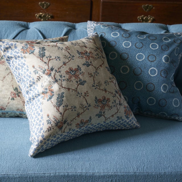 Not Yet Made - Made To Order Pair of Pentimento Linen 20" Square Pillows For Sale - Image 5 of 5