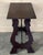 Brown 19th Century Ebonized Baroque Spanish Side Table with Lyre Legs For Sale - Image 8 of 18
