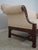 1980s Georgian Nicely Carved Mahogany Upholstered Loveseat For Sale - Image 5 of 18