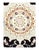 A hand-knotted, Nain rug that features gorgeous wool and silk and an ornate, tan and dark blue - ish field. D08133
